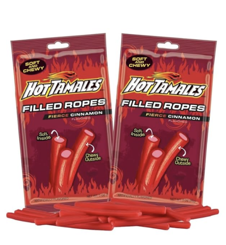 Hot Tamales Filled Ropes